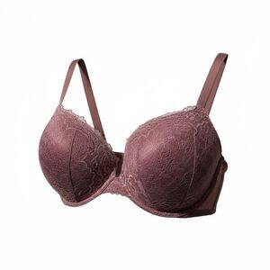 Victoria’s Secret shimmer lace push-up bra mauve color 38DDD